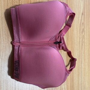 Victoria's Secret Mauve Zip Front Sports Bra